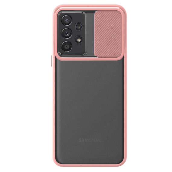 CaseUp Samsung Galaxy A52 Kılıf Camera Swipe Protection Pembe 2